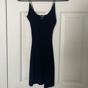 Windsor Black Mini Dress with Spaghetti Straps